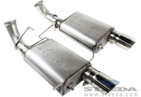 Axle-Back Exhaust Stainless Steel (05-10 GT